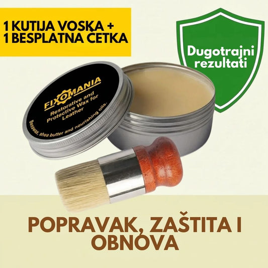 Vosak za Kožu — Vosak za Popravak, Zaštitu i Obnovu, Dugotrajno i Učinkovito