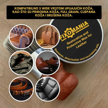 Vosak za Kožu — Vosak za Popravak, Zaštitu i Obnovu, Dugotrajno i Učinkovito